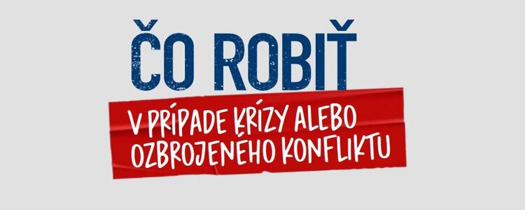 Čo robiť v prípade krízy alebo ozbrojeného konfliktu - Ilustračná fotografia