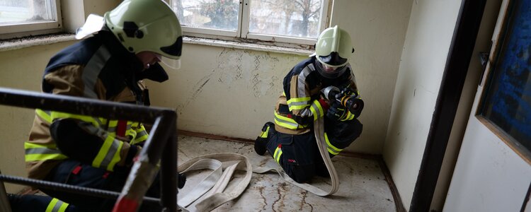 Taktické cvičenie dobrovoľných hasičov - Ilustračná fotografia