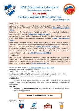 Prechod Slovenským rajom - Plagát